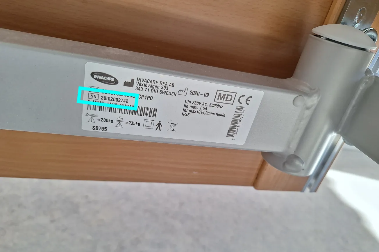 Hjälpmedel visas för att underlätta beställning och felanmälan för personal.