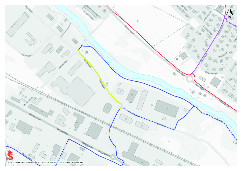Gång- och cykelstråk Nacksta Granlo