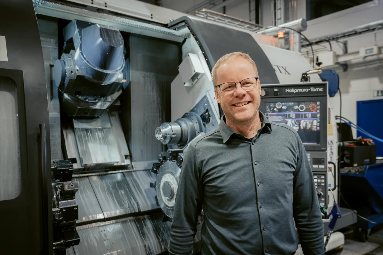 En porträttbild på Harald Larsson, chef vid Roplan Industri