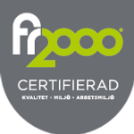 En logotyp för FR2000-certifiering.