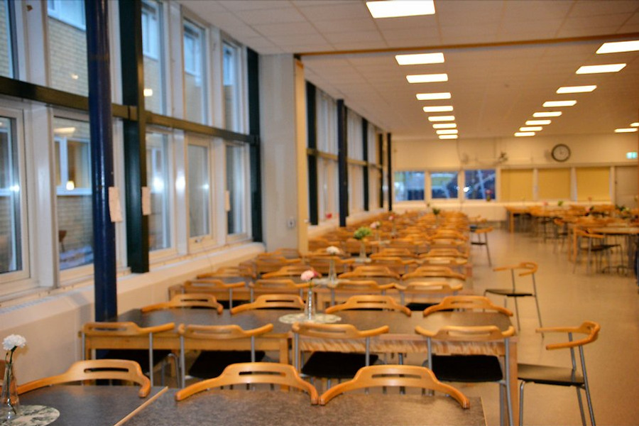 Matsalen på Ljustadalens skola.