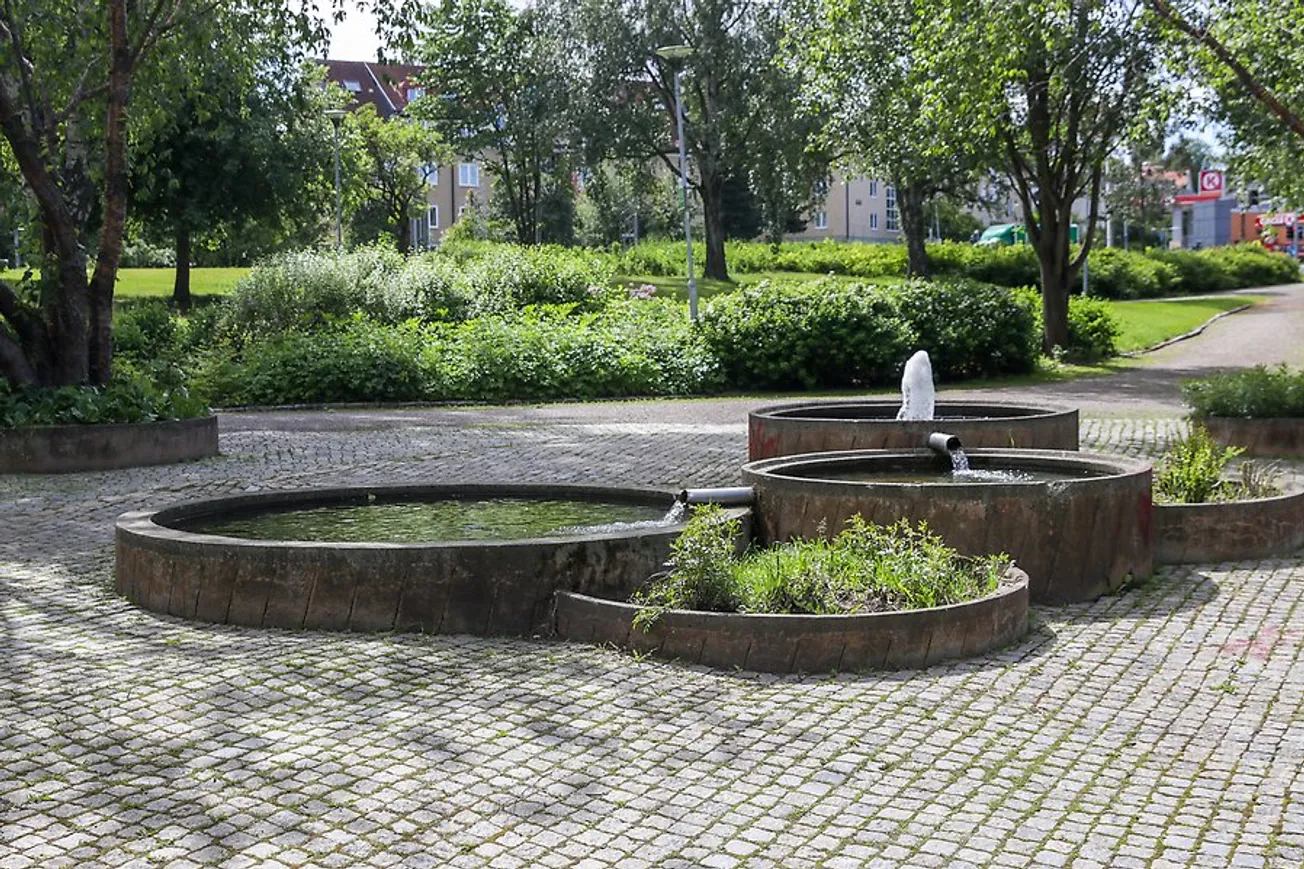 Skolparken i centrala Sundsvall