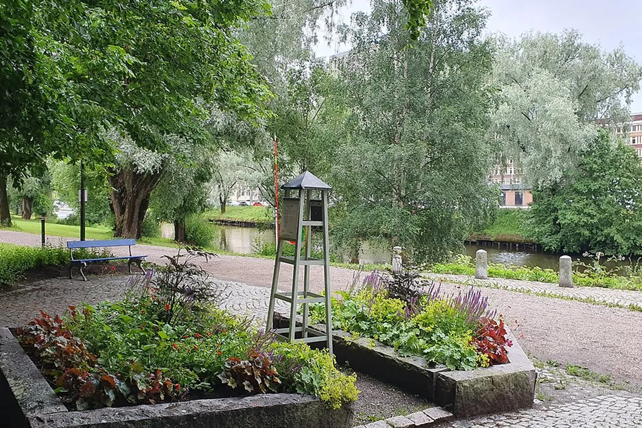 Badhusparken i centrala Sundsvall