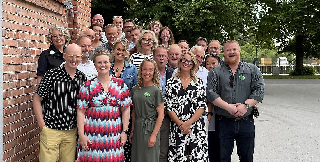 Gruppbild av representanter från Västernorrland