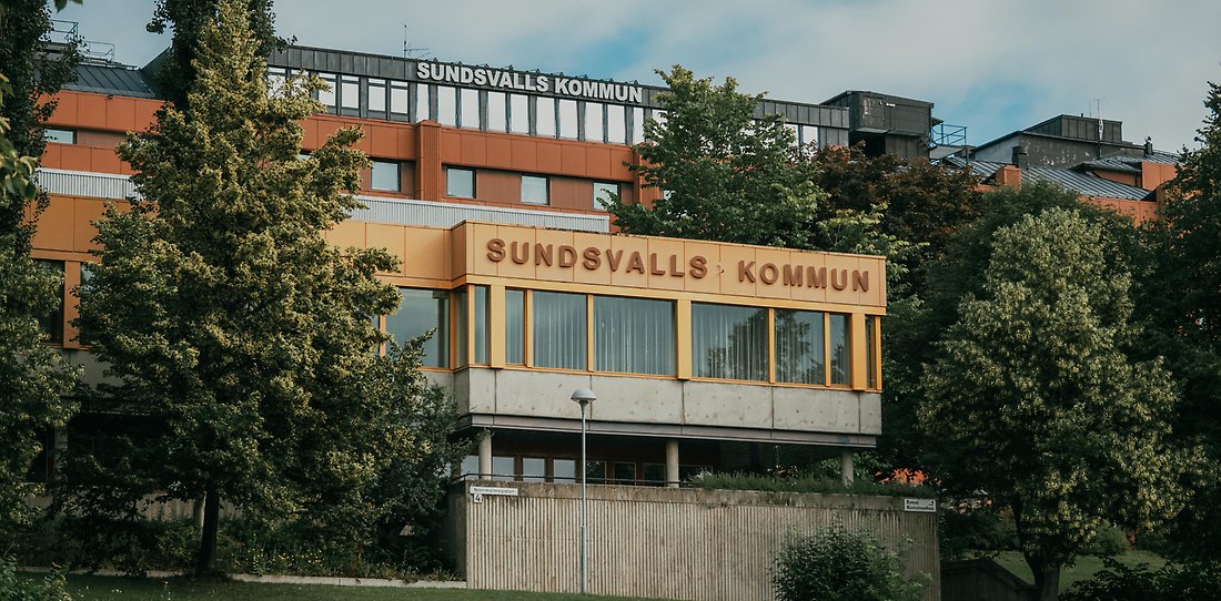 En bild på Sundvalls kommunhus