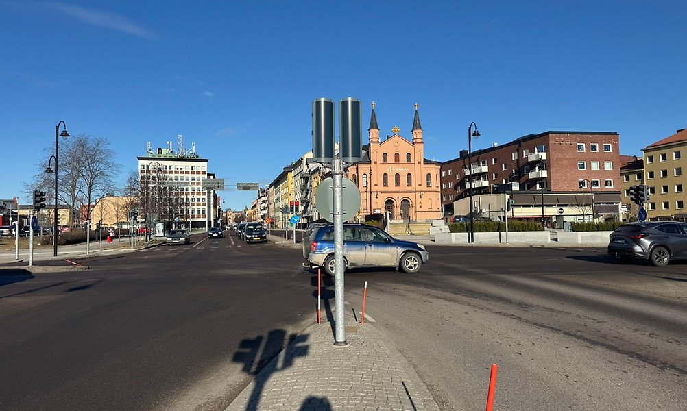 Dammbindning i centrala Sundsvall