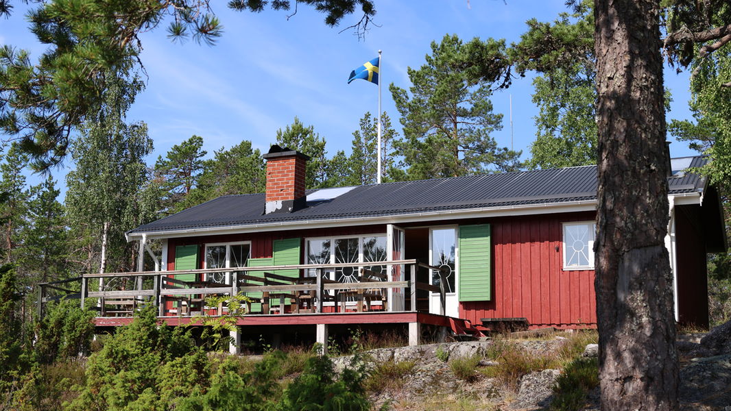 Hovbergsstugan på Alnö.
