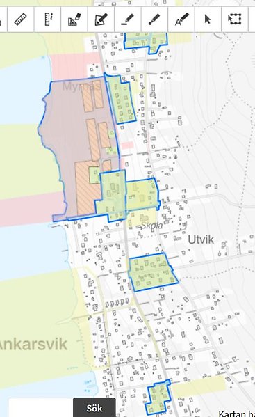 Karta över Ankarsvik.