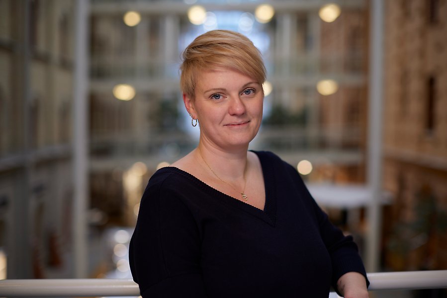 Alttext: Alexandra Hellström, avdelningschef på kansli och säkerhet Foto: Sundsvalls kommun