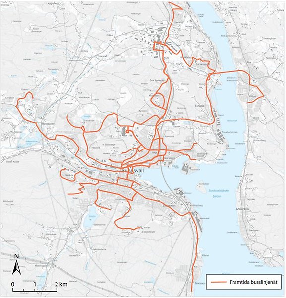 Framtida busslinjenät
