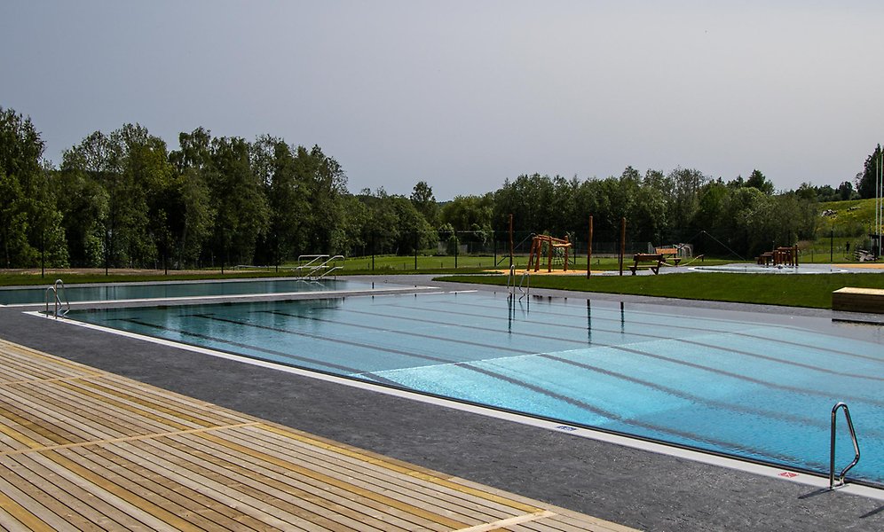 Malandsbadets pooler.